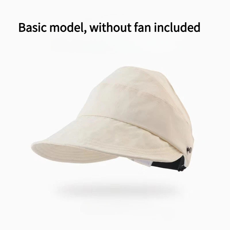 Solar Powered Cap with Fan